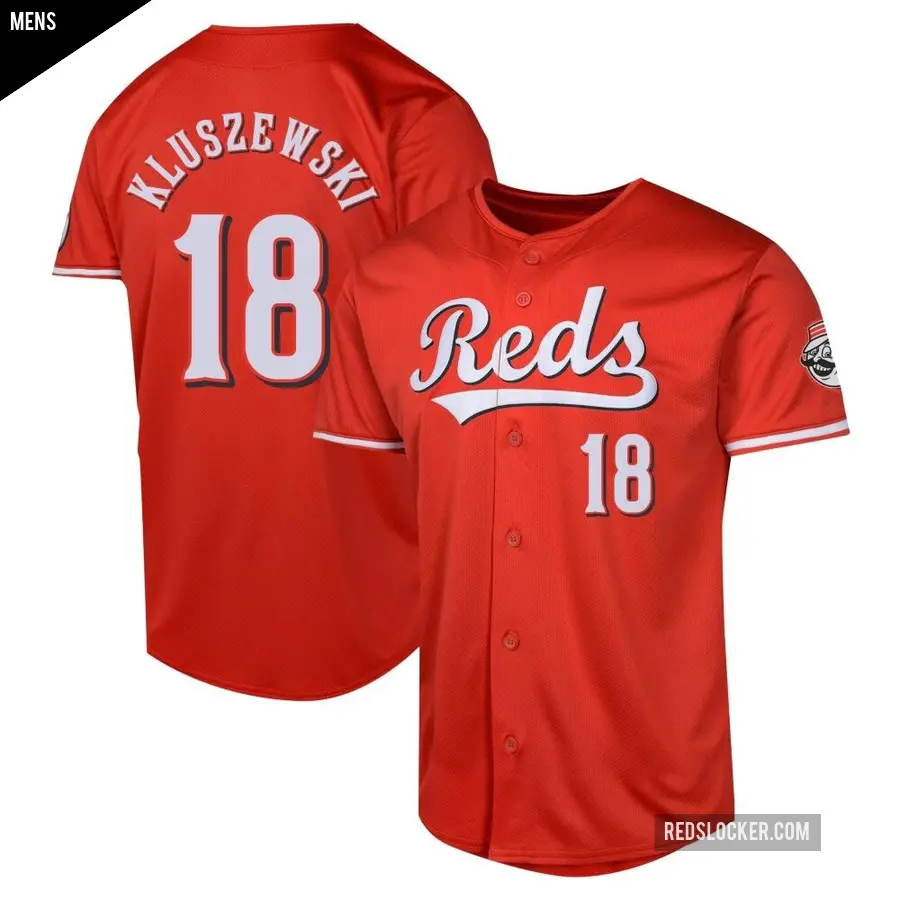 Men's Cincinnati Reds ＃18 Ted Kluszewski Limited Red Alternate Jersey
