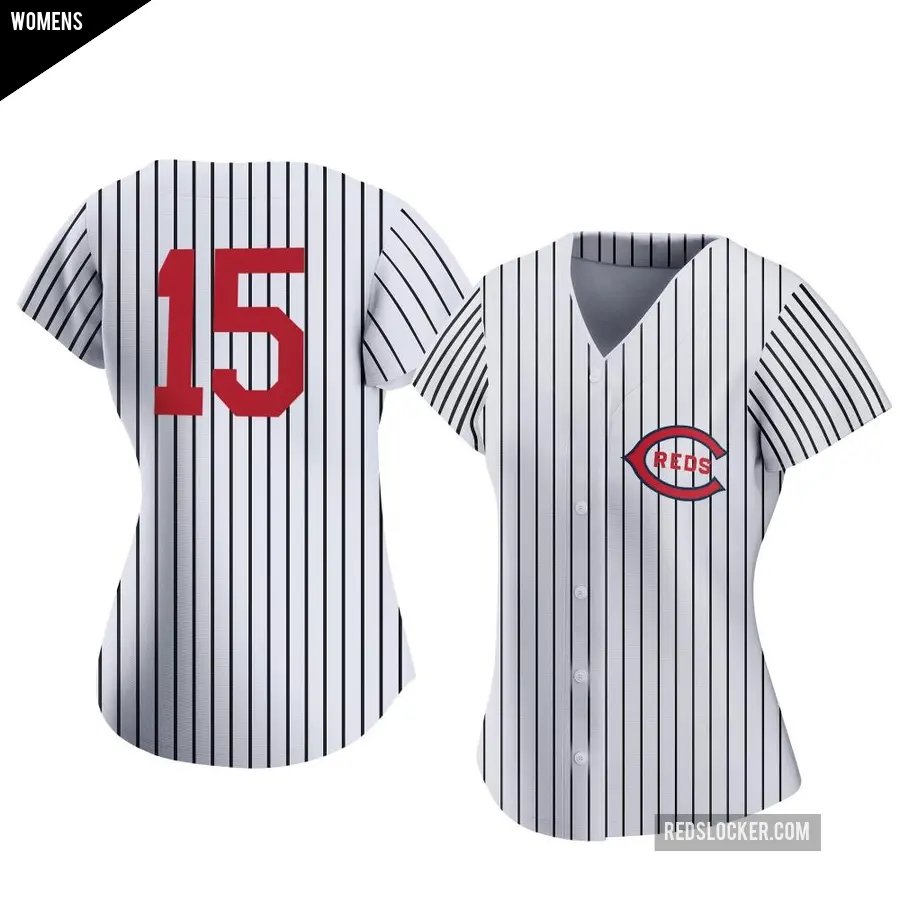 Women's Cincinnati Reds ＃15 Emilio Pagan Replica White 2022 Field Of Dreams Jersey